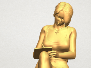 beautiful girl 05 Modelo de Impressão 3D