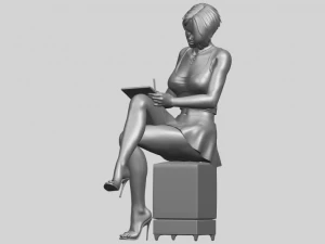 beautiful girl 05 3D Print Model