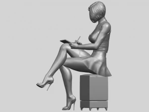 beautiful girl 05 3D Print Model