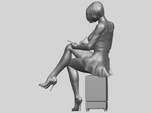 beautiful girl 05 3D Print Model