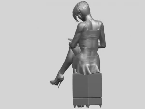 beautiful girl 05 3D Print Model
