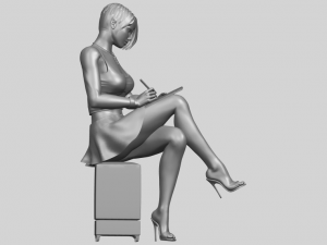 beautiful girl 05 Modelo de Impressão 3D