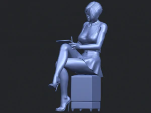 beautiful girl 05 3D Print Model