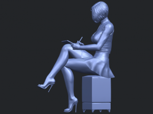 beautiful girl 05 Modelo de Impressão 3D