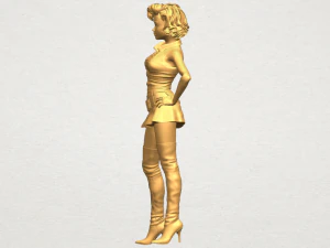 beautiful girl 07 3D Print Model