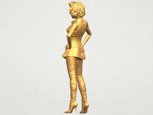 beautiful girl 07 3D Print Model