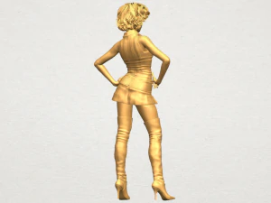 beautiful girl 07 3D Print Model