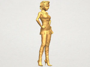 beautiful girl 07 3D Print Model