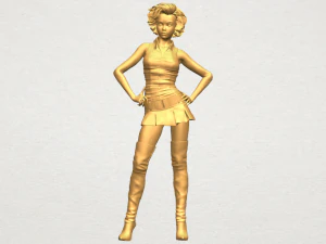 beautiful girl 07 3D Print Model