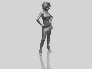 beautiful girl 07 3D Print Model
