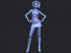 beautiful girl 07 3D Print Model