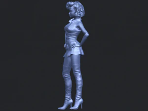 beautiful girl 07 3D Print Model