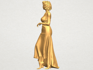 beautiful girl 08 Modèles 3D en vedette