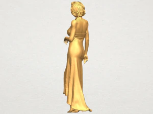 beautiful girl 08 3D Print Model
