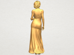 beautiful girl 08 Modèles 3D en vedette