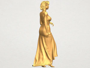 beautiful girl 08 3D Print Model
