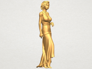 beautiful girl 08 Modèles 3D en vedette