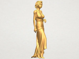 beautiful girl 08 3D Print Model