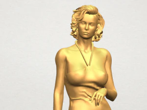 beautiful girl 08 3D Print Model