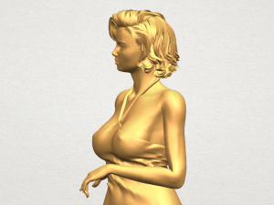 beautiful girl 08 Modèles 3D en vedette