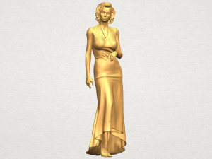 beautiful girl 08 Modèles 3D en vedette