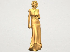 beautiful girl 08 3D Print Model