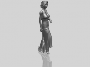 beautiful girl 08 Modèles 3D en vedette