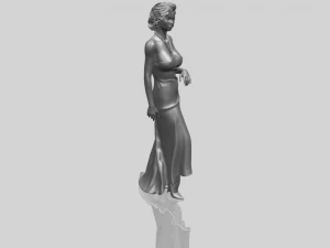 beautiful girl 08 3D Print Model