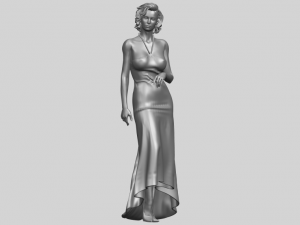 beautiful girl 08 Modèles 3D en vedette