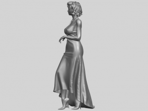 beautiful girl 08 Modèles 3D en vedette