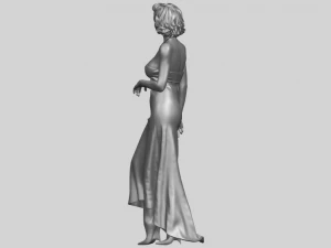beautiful girl 08 3D Print Model