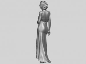 beautiful girl 08 Modèles 3D en vedette