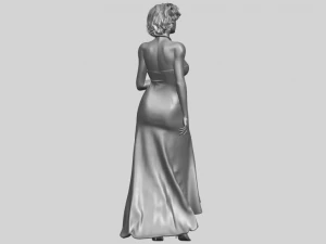beautiful girl 08 3D Print Model
