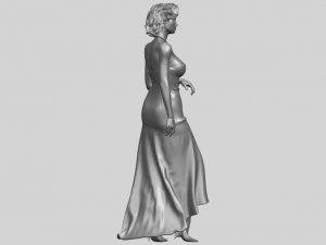 beautiful girl 08 Modèles 3D en vedette