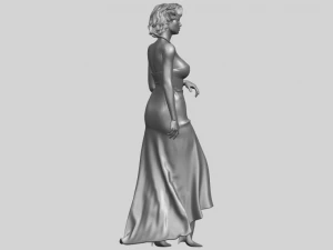 beautiful girl 08 3D Print Model