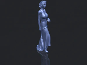 beautiful girl 08 3D Print Model