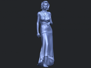 beautiful girl 08 Modèles 3D en vedette