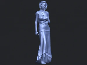 beautiful girl 08 3D Print Model