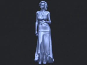 beautiful girl 08 3D Print Model