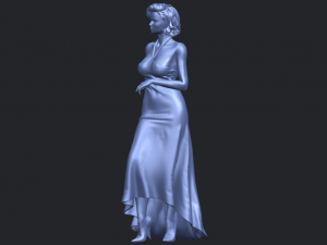 beautiful girl 08 Modèles 3D en vedette