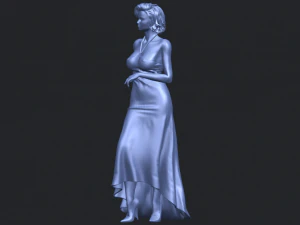 beautiful girl 08 3D Print Model