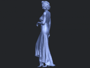 beautiful girl 08 Modèles 3D en vedette