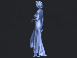 beautiful girl 08 3D Print Model