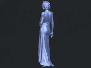 beautiful girl 08 3D Print Model