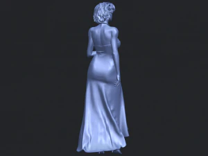 beautiful girl 08 3D Print Model