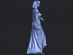 beautiful girl 08 3D Print Model