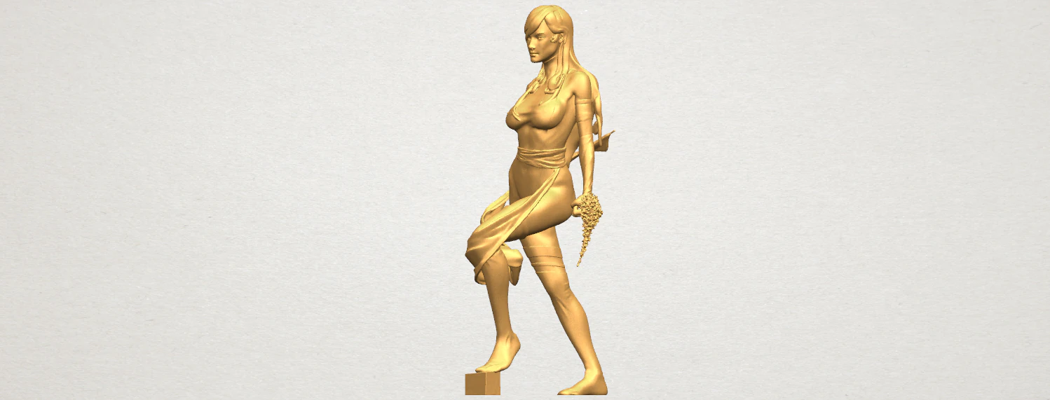 beautiful girl 10 3D Print Model .c4d .max .obj .3ds .fbx .stl .blend