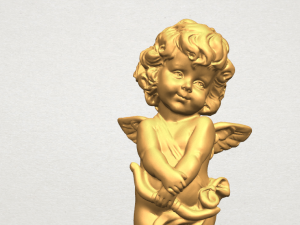 angel baby 02 3Dプリントモデル