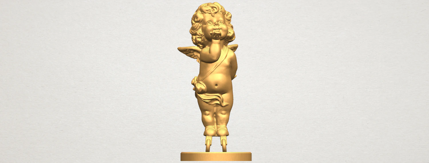 angel baby 03 3D Print Model .c4d .max .obj .3ds .fbx .stl .blend