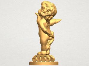 angel baby 03 Modèles 3D en vedette